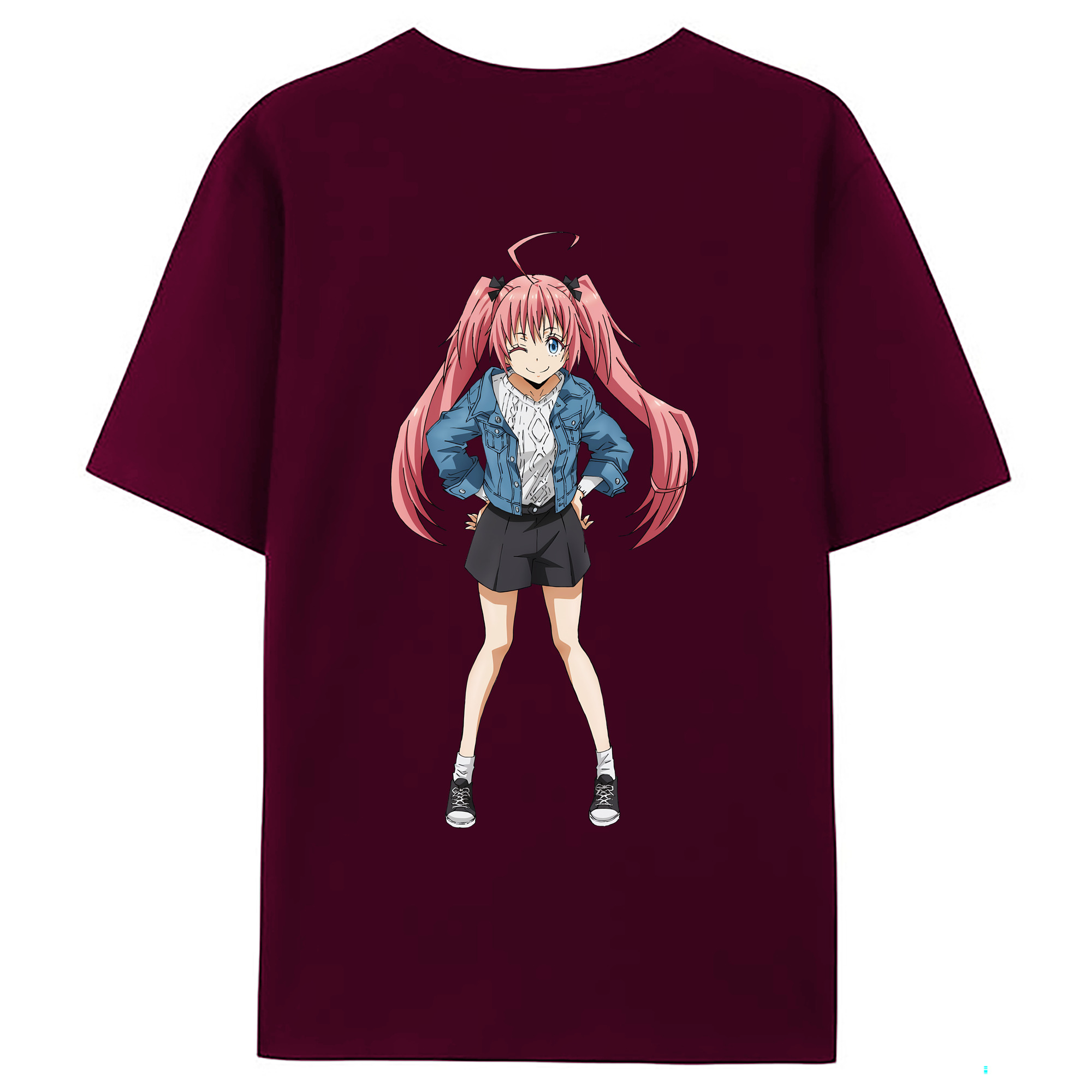 （画像用） 転スラ Regarding Reincarnated to Slime レディース半袖Tシャツ(バックプリント)